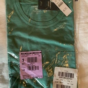 J Crew Garment-dyed slub cotton crewneck T-shirt